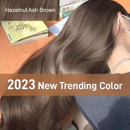 Tinte De Pelo Y Trendy, Color Avellana, Marrón Ceniza, No De