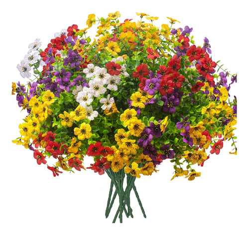 Grunyia Flores Artificiales De Plantas Falsas Para Decoració
