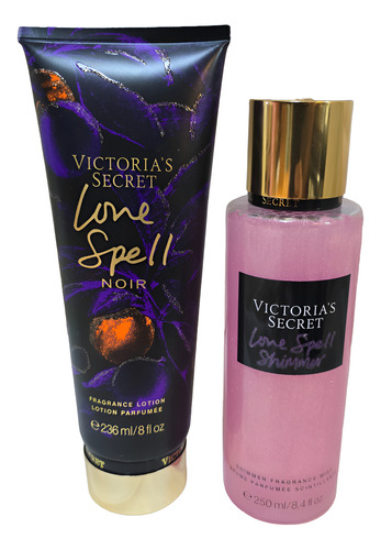 Victoria's Secret Love Spell Noir Combo Shimmer Crema+splash