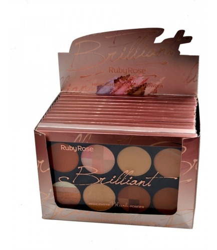 Imagem 4 de 8 de Highlighter Blush Powder Brilliant Ruby Rose Hb-7231