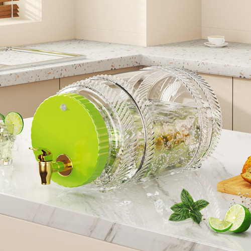 3.5l Dispensador De Bebidas Heladas Sin Soporte Verde