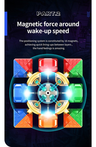 Cubo Mágico 3x3 Moyu Super Rs3m 2022 - Maglev
