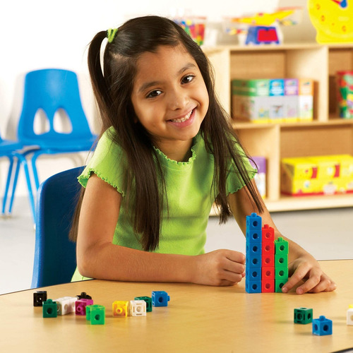 Learning Resources Juguete 100 Cubos Construir Armar Niños