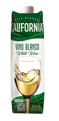 Vino Blanco Mexicano California Blend 946 Ml