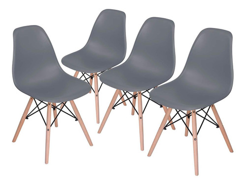 Sillas Eames Silla Minimalista Moderna Paquete De 4