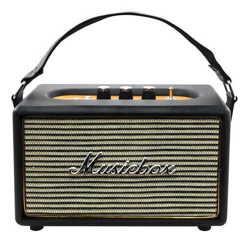 Radio Parlante Retro Musicbox 1970 S Mlab Bluetooth Usb Aux