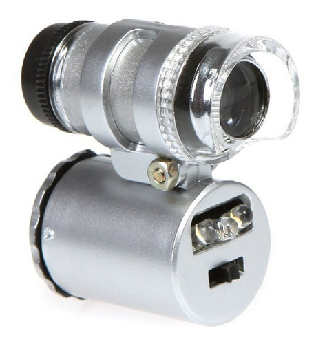 Microscopio Lupa X60 Luz Led / Uv Cultivo Tricomas Joyeria 