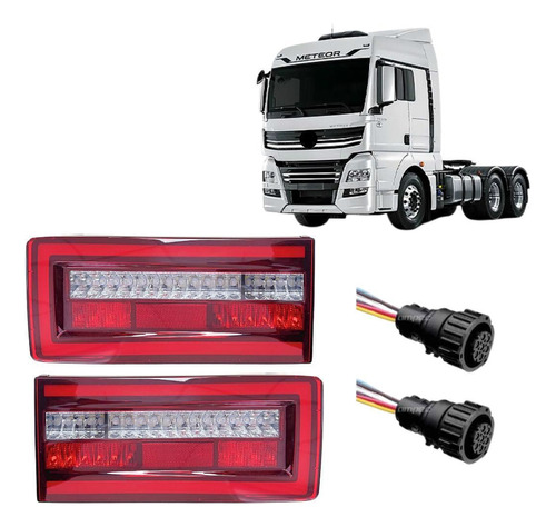 Kit Lanterna Traseira Led Novo Vw Meteor Constellation