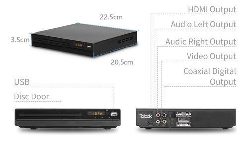 Reproductor Hd Dvd, Reproductores De Cd Para El Hogar, Re...