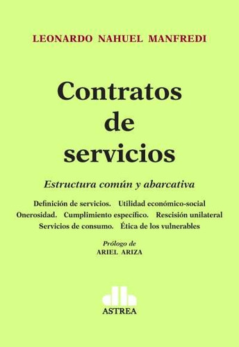 Libro Contratos De Servicios