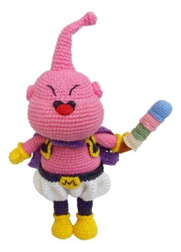 Majin Boo Amigurumi Muñeco Tejido Dragon Ball Z