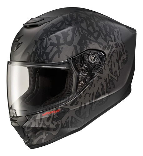 Casco Para Moto Afx Fx-200 Helm Talla M Color Negro