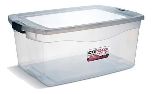 Caja Organizador Plastico C/ Tapa Taper 48 Litros Colombraro