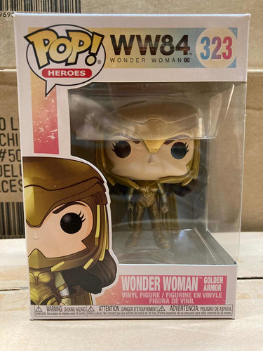 Golden Armor 323 Wonder Woman 1984 Funko Pop Gal Gadot Dc