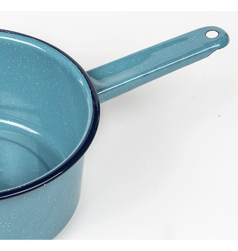 Sarten Esmaltada Cinsa De 2 Cuartos De Galon (color Azul)...