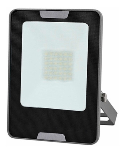 Reflector Led 30w Tecno Lite Luz Cálida 3000 Luz Fría 6500k Carcasa Negro Luz Blanco Frío
