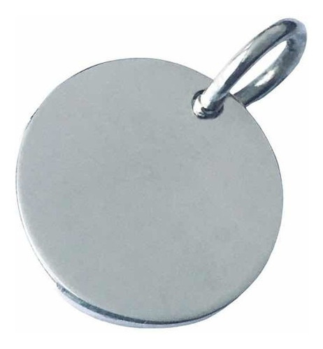 Imagen 2 de 9 de Dije Medalla Corazon Plata 925 Para Grabar