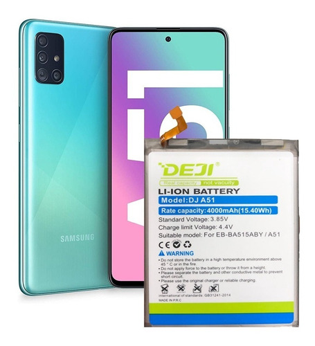 Bateria Premium Para Samsung A51 4000 Mah Marca Deji 