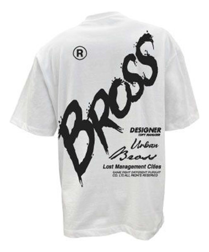 Remera Bross Oversize Graffiti Espalda Gentleman