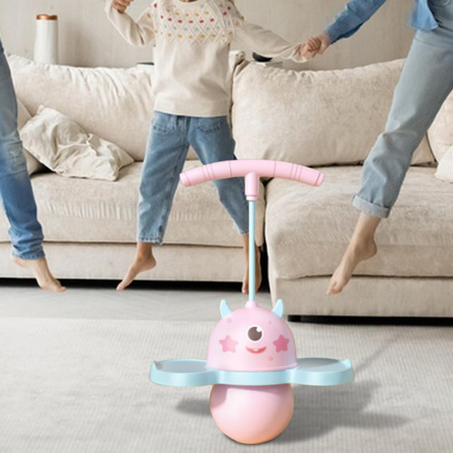 Pogo Ball Con Mango, Pogo Jump, Juguete De Salto Alto, Rosa