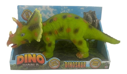 Dinosaurio Soft De Goma Blanda Con Sonido Lny 13741