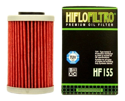 Filtro De Aceite Hiflo Hf155 Beta Rider Store Mx Atv