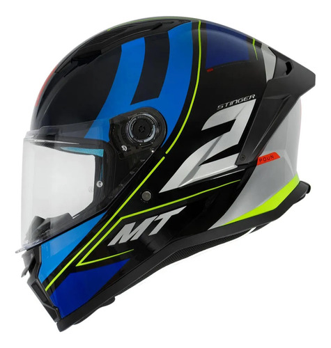 Capacete Mt Helmets Stinger 2 Poun - Aerofolio E Narigueira