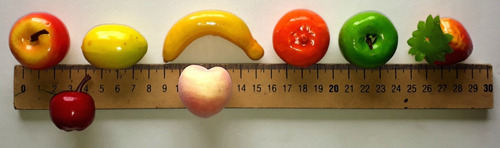 Frutas Artificiales Pequeñas Paquete De 50 Unidades
