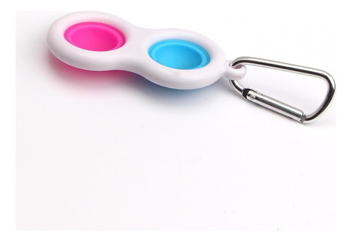 Llavero Simple Y Simple Con Forma De Burbuja Para Bebés De S Color 4pcs