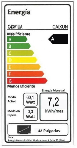 Imagen 9 de 10 de Smart Tv 43 Pulgadas Uhd Android Caixun