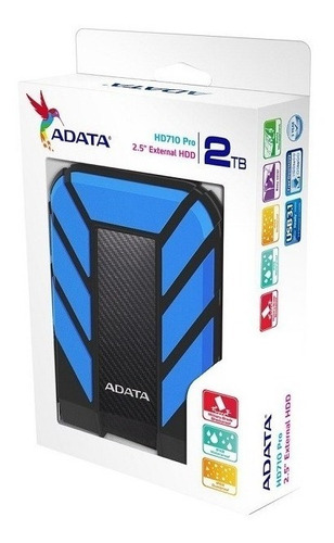 Disco Duro Externo Adata Hd710 Pro Ahd710p-2tu31 2tb Azul