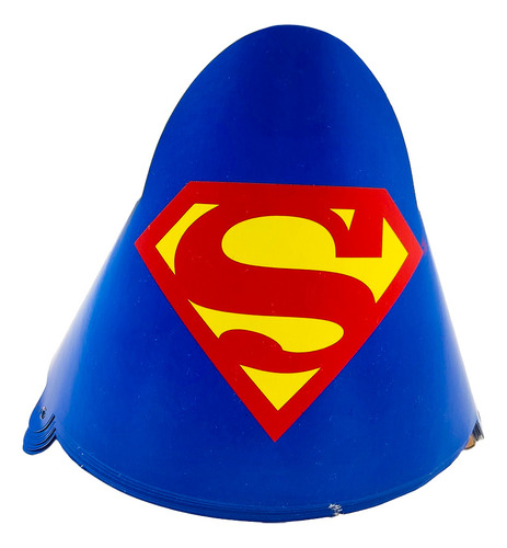 12 Sombreros Gorro Fiesta Superman Logo 