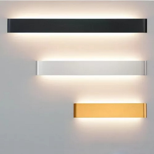 Luminária Arandela Led Dourado Moderna Para Parede Interna