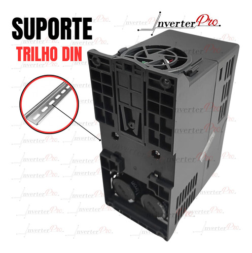 Inversor De Frequencia 3cv 380v 3hp 2,2kw Trifásico Freio