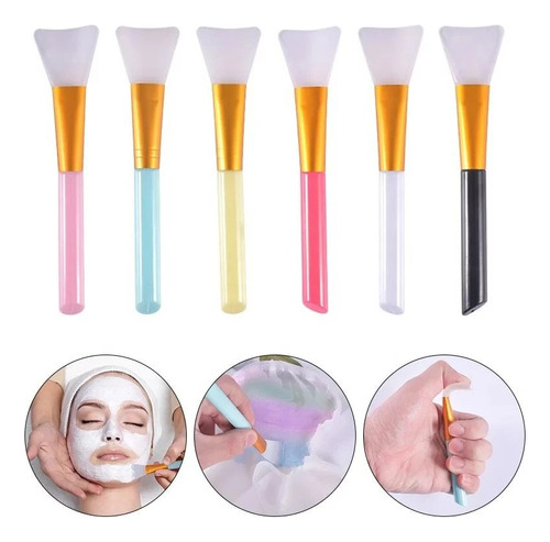 Brocha De Silicona Para Maquillaje Y Limpieza Facial