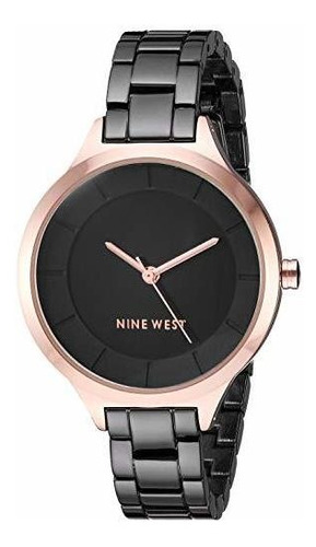 Nueve Oeste Reloj De Pulsera Para Mujer Tono Oro Rosa