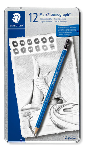 Staedtler Lumograph - Lápices De Dibujo Y Dibujo De Grafit.