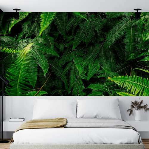 Vinil Decorativo Tapiz Hojas Planta Wallpaper Autoadhesivo Color Helechos