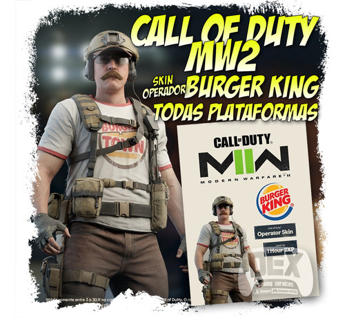 Call Of Dutty Mw2 - Burger King Skin
