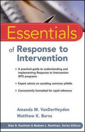 Libro Essentials Of Response To Intervention - Amanda M. ...