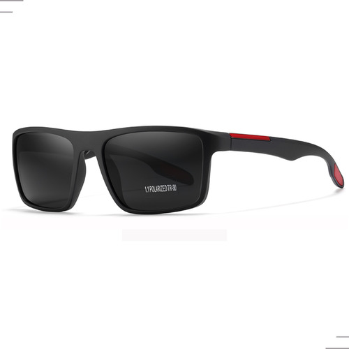 Óculos De Sol Esportivo Marca Kdeam Surf Uv400 Polarizados Cor Preto Fosco