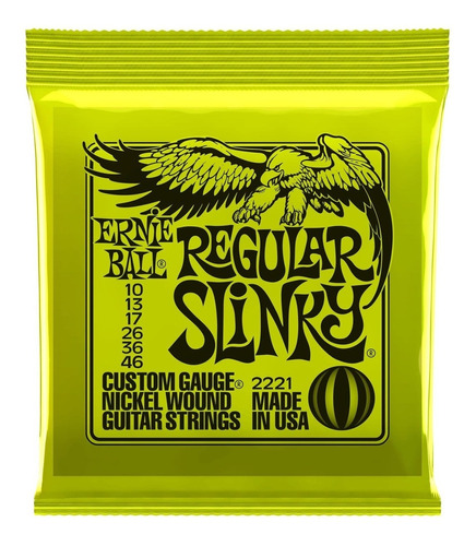 Encordado Guitarra Electrica Ernie Ball Slinky Calibres