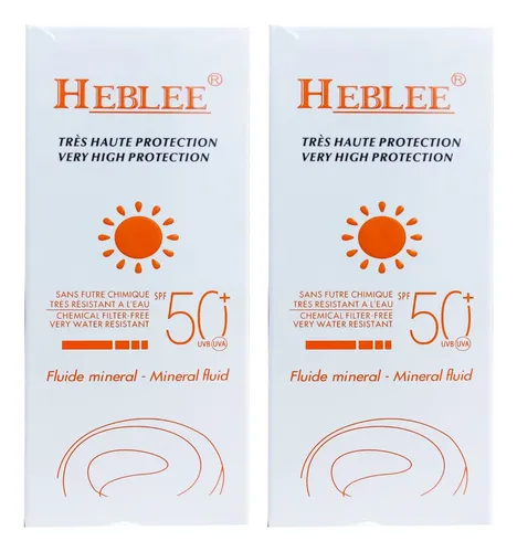 comprar Heblee Bloqueador Solar Ultra Kit De 2 Fps50+ 60gr