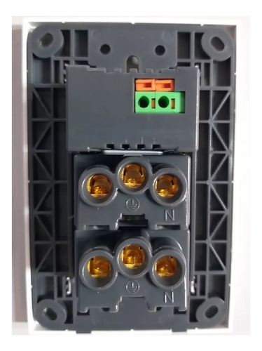 Tomada Com Usb Parede 110/220v Padrão 4x2 Carrega Turbo Cor Branco