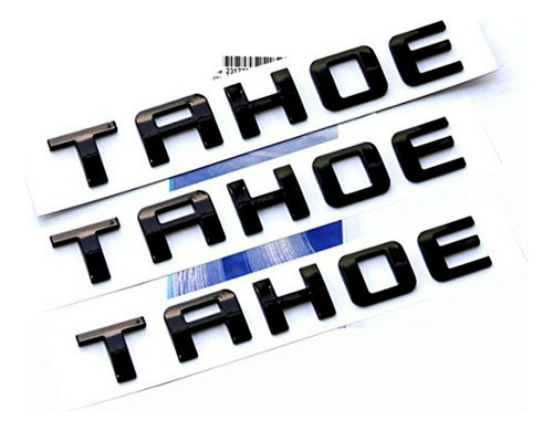 Emblemas Oem Negro Para Tahoe 2007-2019 Brillante