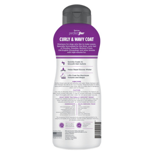 Tropiclean Shampoo Para Perros De Pelo Rizado 473 Ml