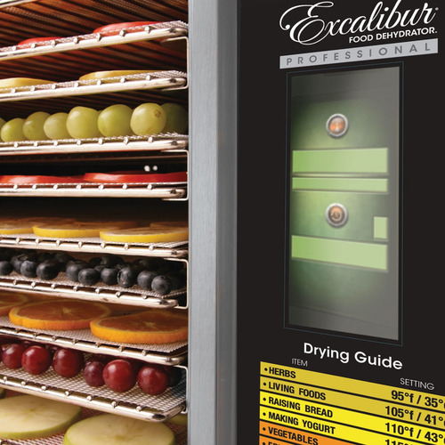 Deshidratador 12 Charolas Acero Comercial Excalibur Comm1