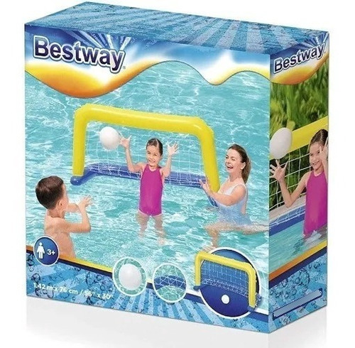 Set Juego Water Polo Infl. Pileta Bestway C/pelota Int 52123