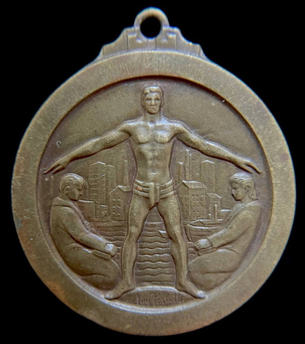 Medalla Publicidad. El Comercio, 50 Años, 1939. Perlotti