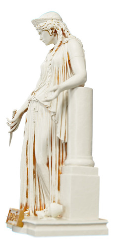 Estátua Medeia Mitologia Grega Estatueta Cor Cor Mármore Dourado